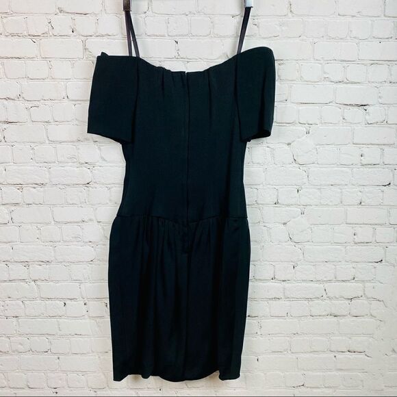 VTG 90s Nicole Miller/Anne Taylor Drop Waist Cocktail Dress - Picture 8 of 14